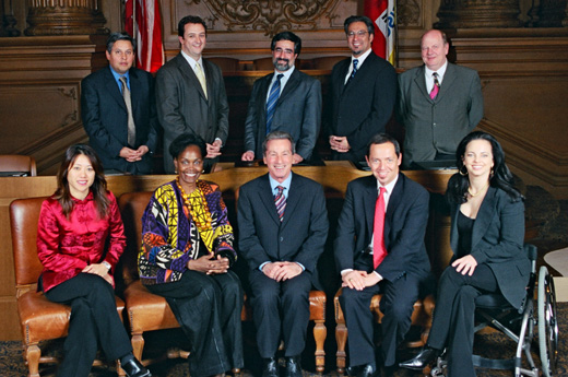 January 8th, 2005 Supervisors Inauguration Photo