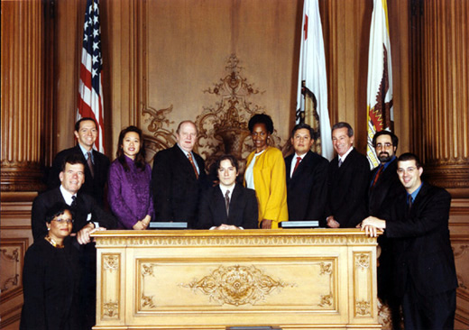 January 8th, 2003 Supervisors Inauguration Photo