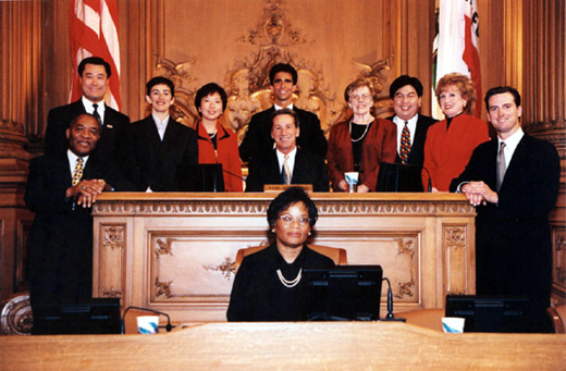 January 8th, 1999 Supervisors Inauguration Photo