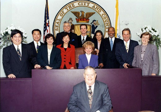 January 8th, 1997 Supervisors Inauguration Photo
