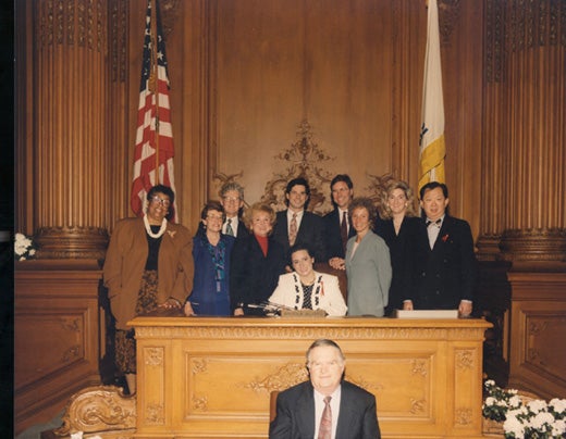 January 8th, 1993 Supervisors Inauguration Photo