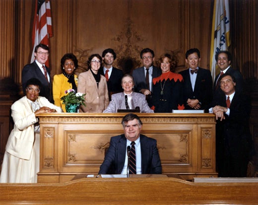 January 8th, 1987 Supervisors Inauguration Photo