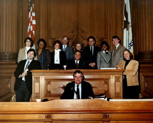 January 8th, 1985 Supervisors Inauguration Photo