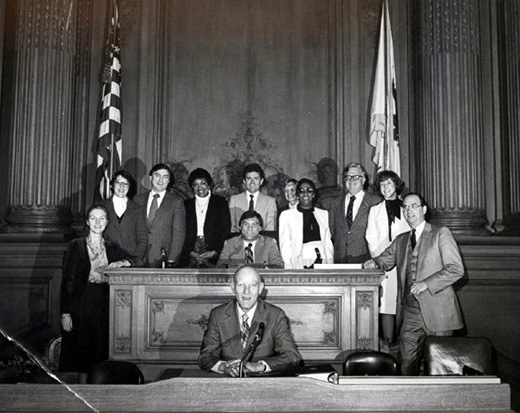 January 8th, 1981 Supervisors Inauguration Photo