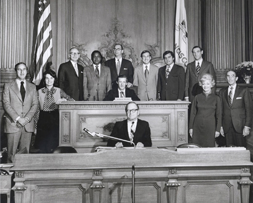 January 8th, 1972 Supervisors Inauguration Photo